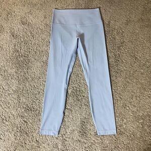 Lululemon Size 8 Align Pant High Rise 25" Inseam Chambray Grey Blue